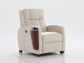 Sillones reclinables tapizado 88x94x106 cm - beige-marrón - diseño moderno con portavasos